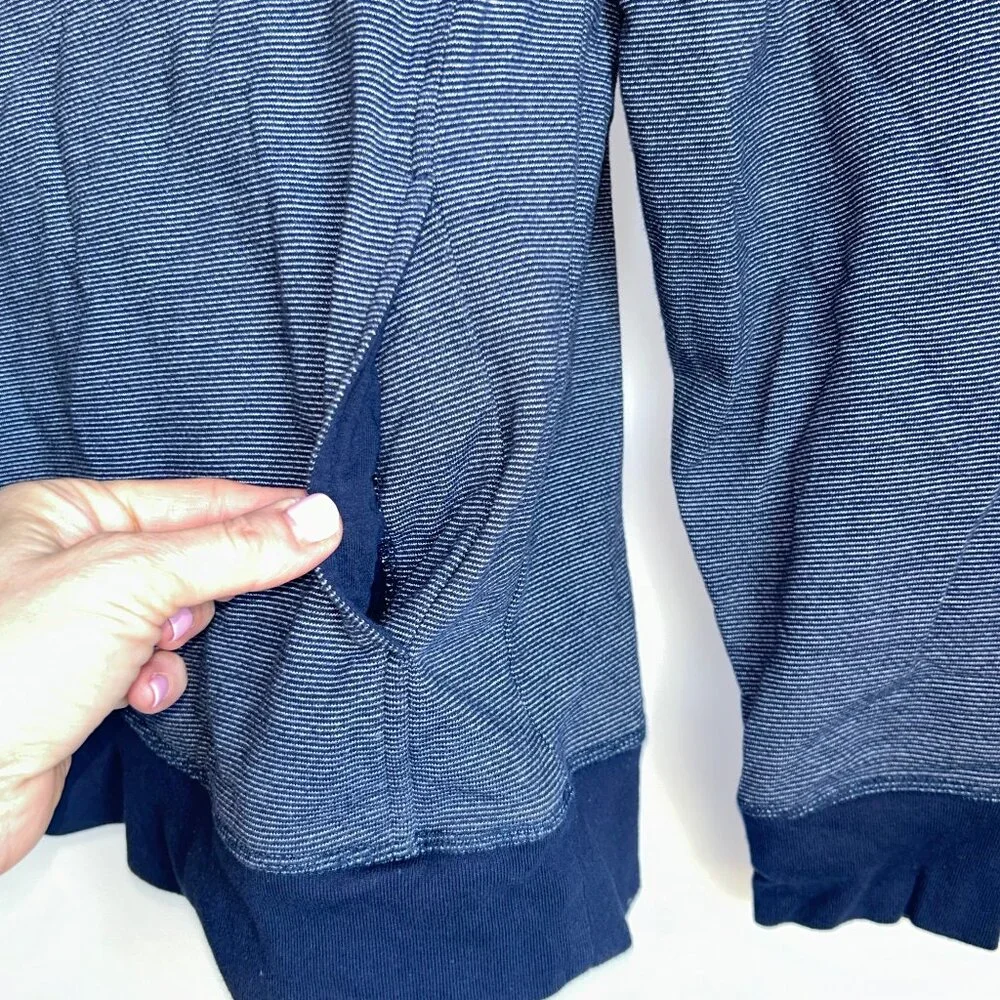 Banana Republic Blue Long Sleeve Hooded Top Size Men's Medium